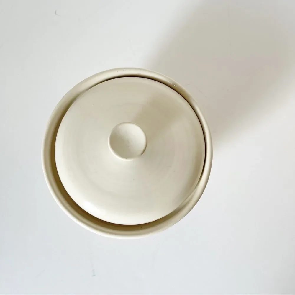 Pottery Barn Ceramic Bowl with Lid